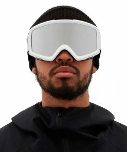ANON MASCHERA HELIX 2.0 WHITE SILVER AMBER Bianco -Offerte Snowboard Negozio anon 18531100 maschera helix 2 0 white silver amber maschere snowboard uomo 045678501 106 3