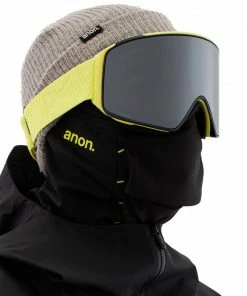 ANON MASCHERA M4 CYLINDRICAL MFI® PERCEIVE SUNNY ONYX -Offerte Snowboard Negozio anon 203541 maschera m4 cylindrical mfi maschere snowboard uomo 044037001 700 4