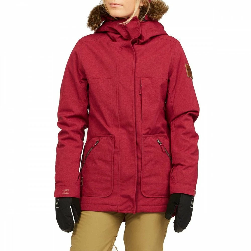 BILLABONG GIACCA INTO THE FOREST DONNA Bordeaux 3 BILLABONG GIACCA INTO THE FOREST DONNA Bordeaux - immagine 3