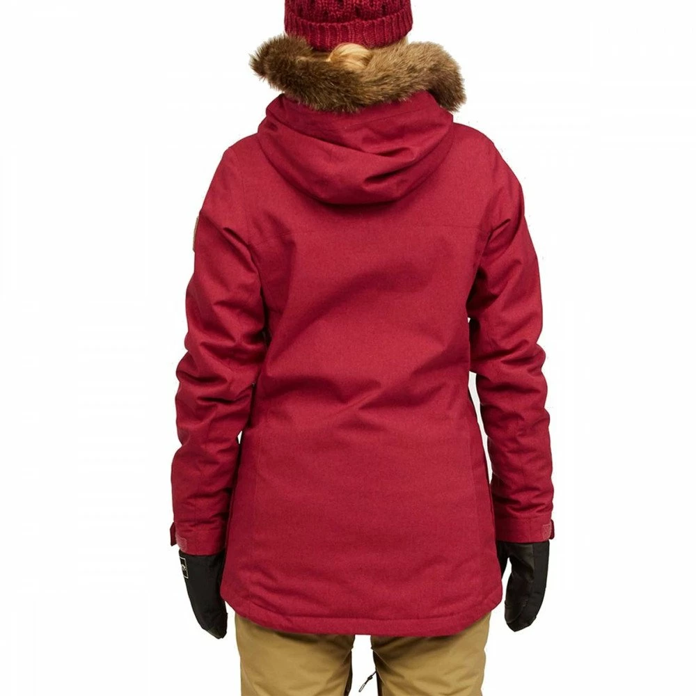 BILLABONG GIACCA INTO THE FOREST DONNA Bordeaux 5 BILLABONG GIACCA INTO THE FOREST DONNA Bordeaux - immagine 5