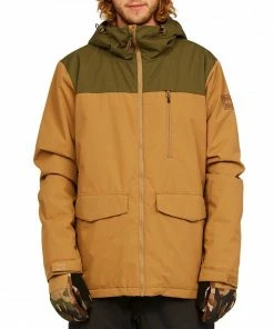 BILLABONG GIACCA ALL DAY Marrone -Offerte Snowboard Negozio billabong u6jm29 giacca all day abbigliamento snowboard uomo 043417101 3296 3