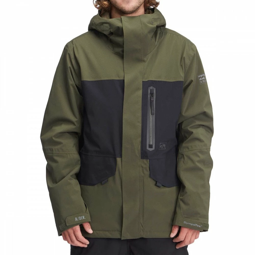 BILLABONG GIACCA DELTA SYMPATEX Verde 3 BILLABONG GIACCA DELTA SYMPATEX Verde - immagine 3