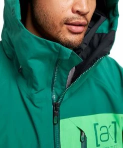 BURTON GIACCA AK GORE-TEX CYCLIC Verde -Offerte Snowboard Negozio burton 10002108 giacca ak gore tex cyclic abbigliamento snowboard uomo 043488901 304 3