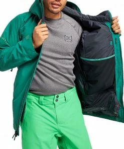 BURTON GIACCA AK GORE-TEX CYCLIC Verde -Offerte Snowboard Negozio burton 10002108 giacca ak gore tex cyclic abbigliamento snowboard uomo 043488901 304 6
