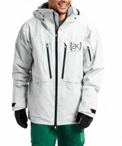 BURTON GIACCA AK GORE-TEX 3L STRETCH HOVER Grigio