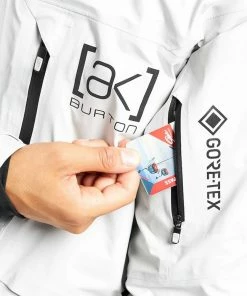 BURTON GIACCA AK GORE-TEX 3L STRETCH HOVER Grigio -Offerte Snowboard Negozio burton 10013109 giacca ak gore tex 3l stretch hover abbigliamento snowboard uomo 043489101 020 4