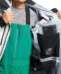 BURTON GIACCA AK GORE-TEX 3L STRETCH HOVER Grigio -Offerte Snowboard Negozio burton 10013109 giacca ak gore tex 3l stretch hover abbigliamento snowboard uomo 043489101 020 6