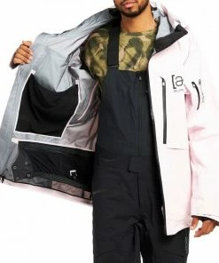 BURTON GIACCA AK GORE-TEX 3L STRETCH HOVER Rosa -Offerte Snowboard Negozio burton 10013109 giacca ak gore tex 3l stretch hover abbigliamento snowboard uomo 043489201 650 6