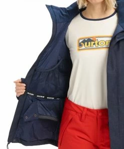 BURTON GIACCA JET SET DONNA Blu 7 BURTON GIACCA JET SET DONNA Blu -Offerte Snowboard Negozio burton 10081106 giacca jet set donna abbigliamento snowboard donna 045678601 401 3
