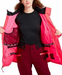 BURTON GIACCA JET SET DONNA Rosso -Offerte Snowboard Negozio burton 10081108 giacca jet set donna abbigliamento snowboard donna 043479801 651 6
