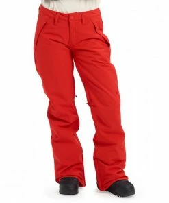 BURTON PANTALONI SOCIETY DONNA Rosso