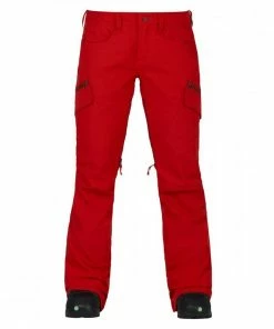 BURTON Pantaloni Gloria Donna Rosso