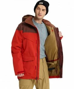 BURTON GIACCA BREACH Rosso -Offerte Snowboard Negozio burton 101801ai18 giacca breach abbigliamento snowboard uomo 036562301 601 4