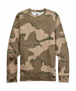 BURTON MAGLIA MANICA LUNGA MIDWEIGHT Verde