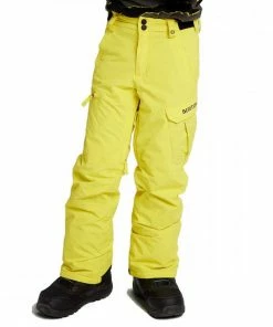 BURTON PANTALONI CARGO EXILE BAMBINO Giallo