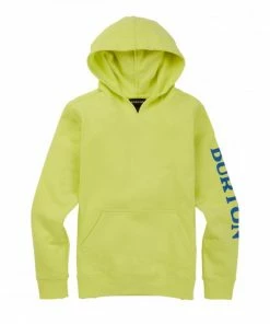BURTON FELPA CON CAPPUCCIO ELITE BAMBINO Lime