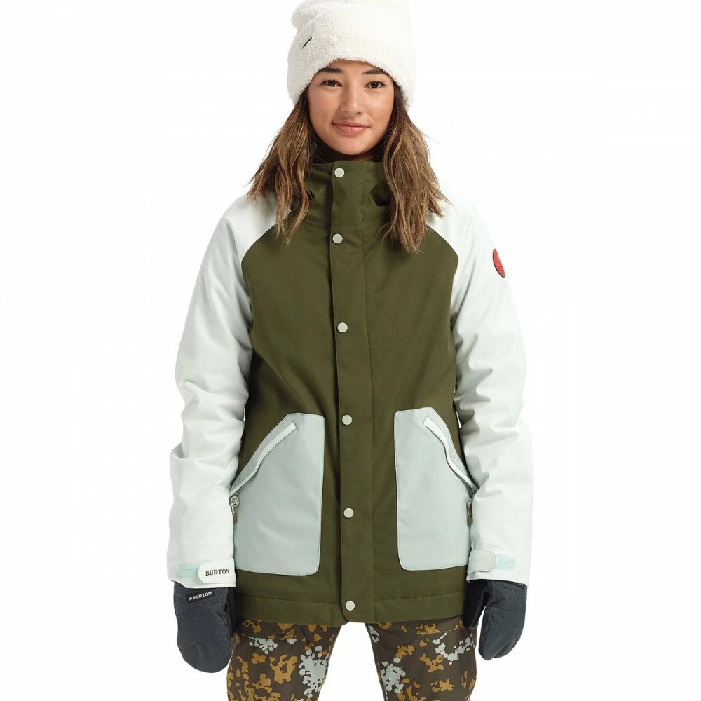 BURTON GIACCA EASTFALL DONNA Verde 2 BURTON GIACCA EASTFALL DONNA Verde - immagine 2