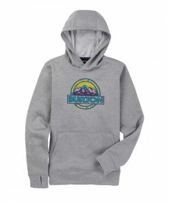 BURTON FELPA CON CAPPUCCIO OAK BAMBINO Grigio