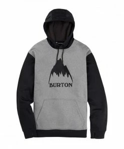 BURTON FELPA CON CAPPUCCIO OAK Grigio