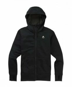 BURTON FELPA FULL ZIP CON CAPPUCCIO OAK DONNA Grigio
