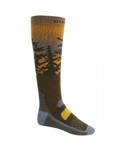 BURTON CALZE PERFORMANCE MIDWEIGHT Giallo