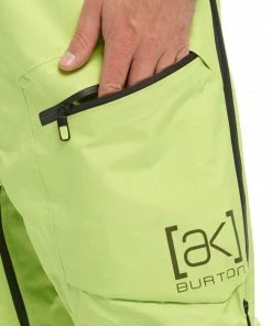 BURTON SALOPETTE AK TUSK 3L GORE-TEX PRO Lime -Offerte Snowboard Negozio burton 21042101 salopette ak tusk 3l gore tex pro abbigliamento snowboard uomo 038916701 300 4