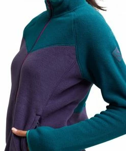 BURTON FELPA FULL ZIP NOMAR DONNA Viola -Offerte Snowboard Negozio burton 21361100 felpa full zip nomar donna abbigliamento snowboard donna 039004001 400 4