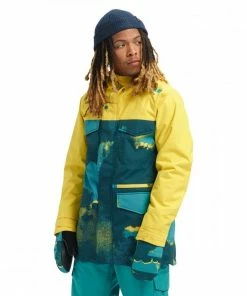BURTON GIACCA COVERT SLIM Azzurro, Giallo -Offerte Snowboard Negozio burton 21477100 giacca covert slim abbigliamento snowboard uomo 039538801 963 2