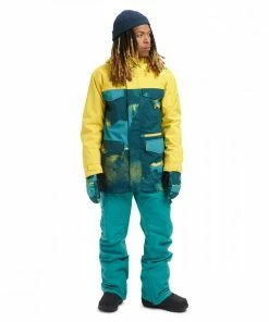 BURTON GIACCA COVERT SLIM Azzurro, Giallo -Offerte Snowboard Negozio burton 21477100 giacca covert slim abbigliamento snowboard uomo 039538801 963 4