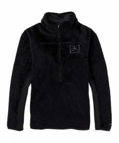 BURTON PILE 1/2 ZIP AK BAKER HI-LOFT DONNA Nero