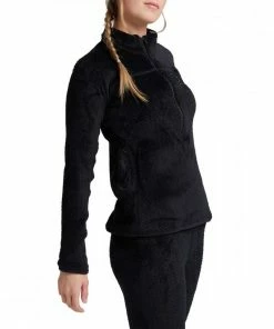 BURTON FELPA 1/2 ZIP AK BAKER DONNA Nero