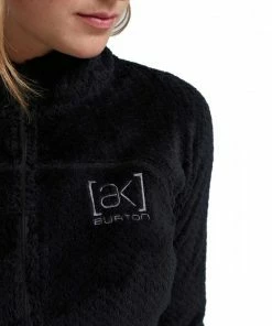 BURTON FELPA 1/2 ZIP AK BAKER DONNA Nero -Offerte Snowboard Negozio burton 22015100 felpa 1 2 zip ak baker donna abbigliamento snowboard donna 043487901 001 3