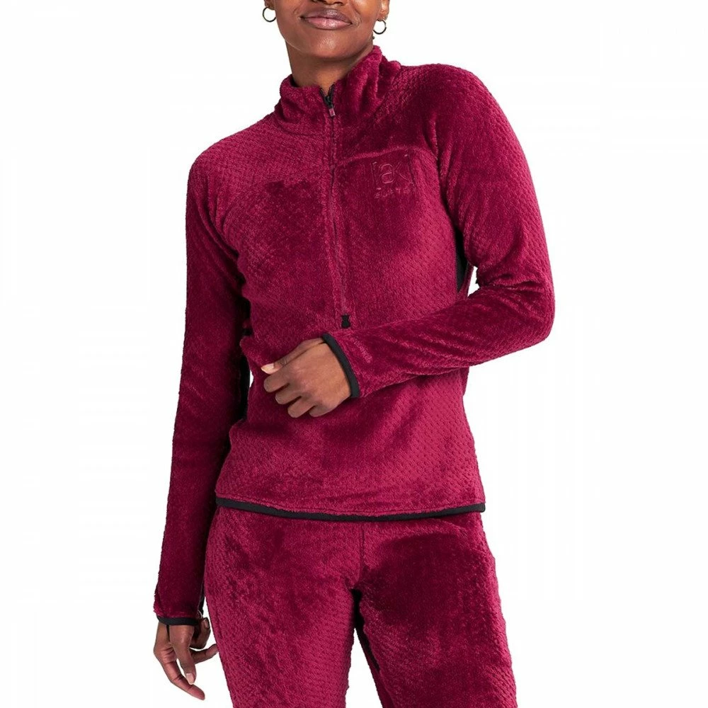 BURTON FELPA 1/2 ZIP AK BAKER DONNA Rosa 1 BURTON FELPA 1/2 ZIP AK BAKER DONNA Rosa