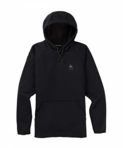 BURTON FELPA CON CAPPUCCIO CROWN TRACK DONNA Nero