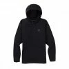 BURTON FELPA CON CAPPUCCIO CROWN WEATHERPROOF DONNA Nero