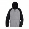 BURTON FELPA FULL ZIP CON CAPPUCCIO CROWN WEATHERPROOF Grigio