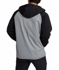 BURTON FELPA FULL ZIP CON CAPPUCCIO CROWN WEATHERPROOF Grigio -Offerte Snowboard Negozio burton 22023100 felpa full zip con cappuccio crown weatherproof abbigliamento snowboard uomo 043485401 022 3