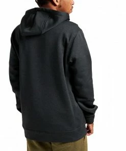 BURTON FELPA FULL ZIP CON CAPPUCCIO OAK SEASONAL Nero -Offerte Snowboard Negozio burton 22029101 felpa full zip con cappuccio oak seasonal abbigliamento snowboard uomo 043486101 001 2