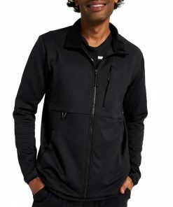 BURTON FELPA FULL ZIP MULTIPATH Nero