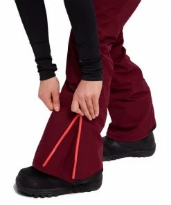 BURTON PANTALONI MARCY HIGH RINSE STRETCH DONNA Bordeaux -Offerte Snowboard Negozio burton 22076101 pantaloni marcy high rinse stretch donna abbigliamento snowboard donna 043481401 500 5