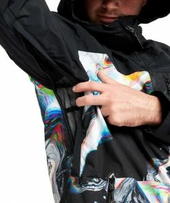 BURTON GIACCA PEASY Nero -Offerte Snowboard Negozio burton 22491101 giacca peasy abbigliamento snowboard uomo 043486301 960 3