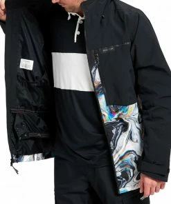 BURTON GIACCA PEASY Nero -Offerte Snowboard Negozio burton 22491101 giacca peasy abbigliamento snowboard uomo 043486301 960 4