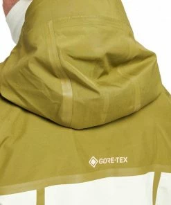 BURTON GIACCA GORE-TEX 3L BREAKER Bianco, Verde -Offerte Snowboard Negozio burton 22821100 giacca gore tex 3l breaker abbigliamento snowboard uomo 043486701 301 4