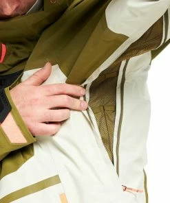 BURTON GIACCA GORE-TEX 3L BREAKER Bianco, Verde -Offerte Snowboard Negozio burton 22821100 giacca gore tex 3l breaker abbigliamento snowboard uomo 043486701 301 5