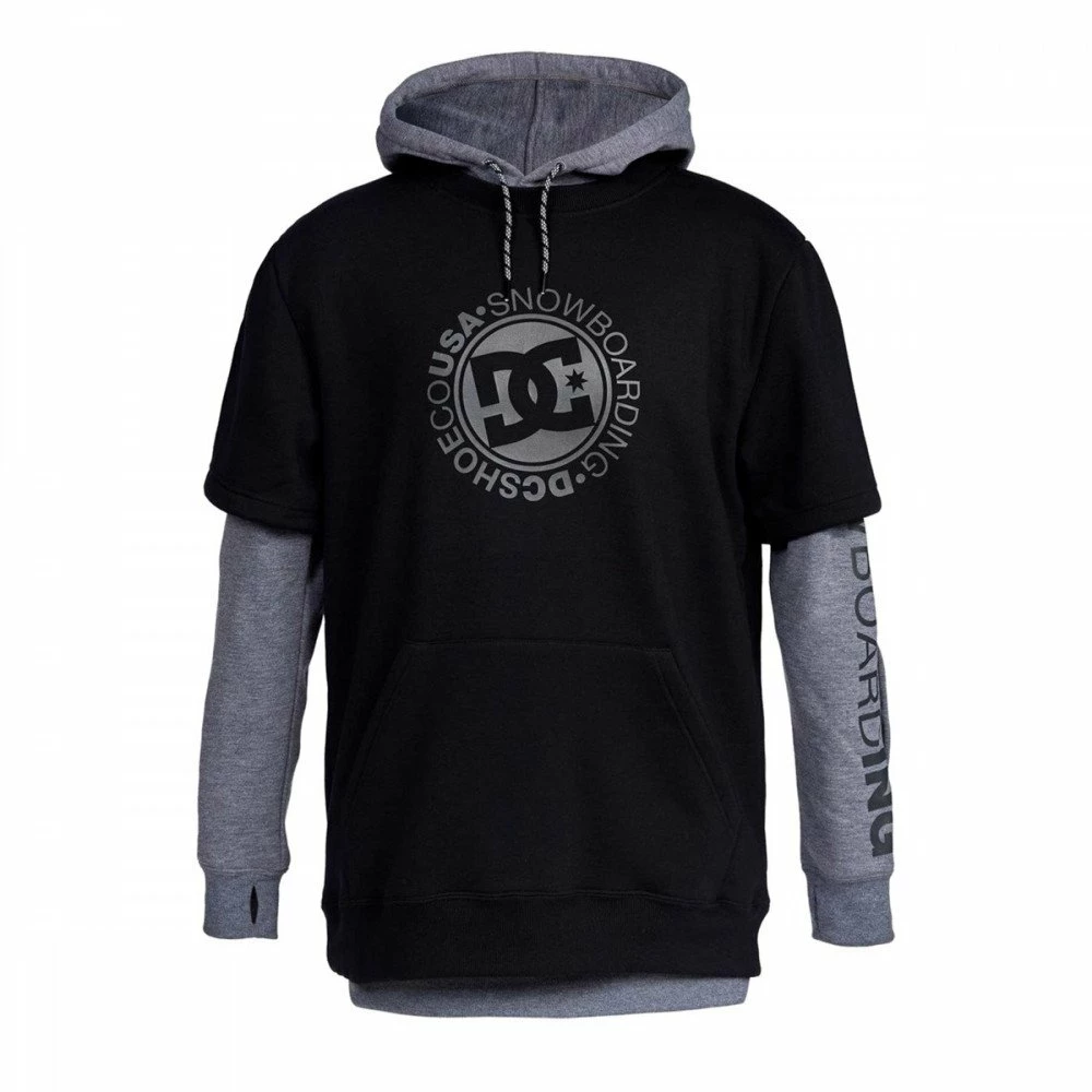 DC SHOES FELPA CON CAPPUCCIO DRYDEN Grigio, Nero 1 DC SHOES FELPA CON CAPPUCCIO DRYDEN Grigio, Nero