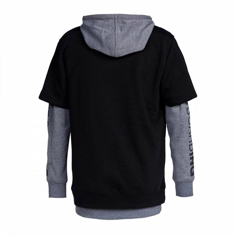 DC SHOES FELPA CON CAPPUCCIO DRYDEN Grigio, Nero 2 DC SHOES FELPA CON CAPPUCCIO DRYDEN Grigio, Nero - immagine 2