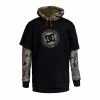 DC SHOES FELPA CON CAPPUCCIO DRYDEN Multicolor, Nero