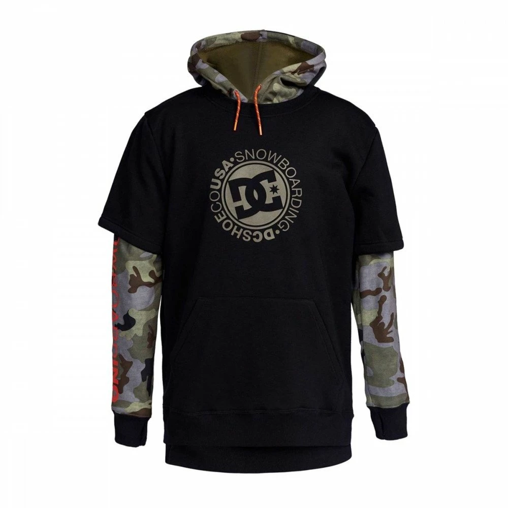 DC SHOES FELPA CON CAPPUCCIO DRYDEN Multicolor, Nero 1 DC SHOES FELPA CON CAPPUCCIO DRYDEN Multicolor, Nero