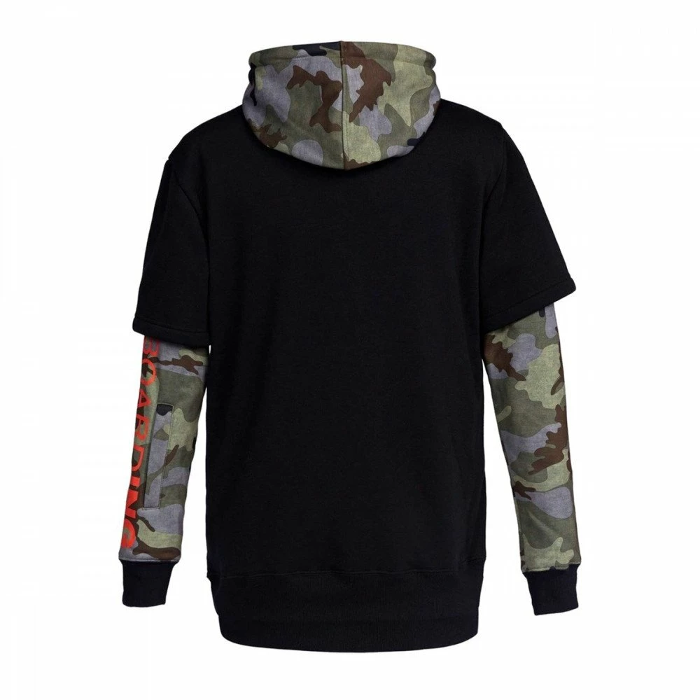 DC SHOES FELPA CON CAPPUCCIO DRYDEN Multicolor, Nero 2 DC SHOES FELPA CON CAPPUCCIO DRYDEN Multicolor, Nero - immagine 2