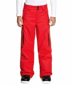 DC SHOES PANTALONI BASHEE BAMBINO Rosso